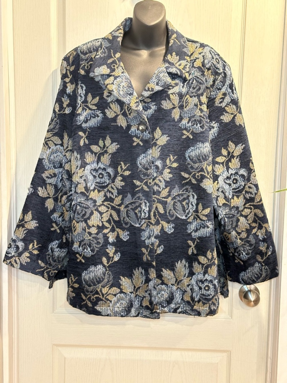 Floral Tapestry Blazer 24w | boho dark academia eclectic